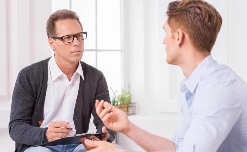 sales manager deciding whether to use sales test on candidate
