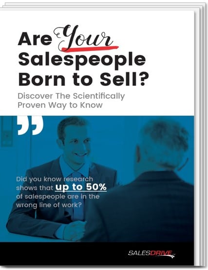 Are Your Salespeople Born to Sell Whitepaper