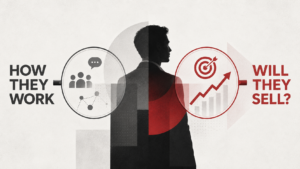SalesDrive vs. Predictive Index comparison showing behavioral insights versus predicting a candidate’s potential for sales performance.